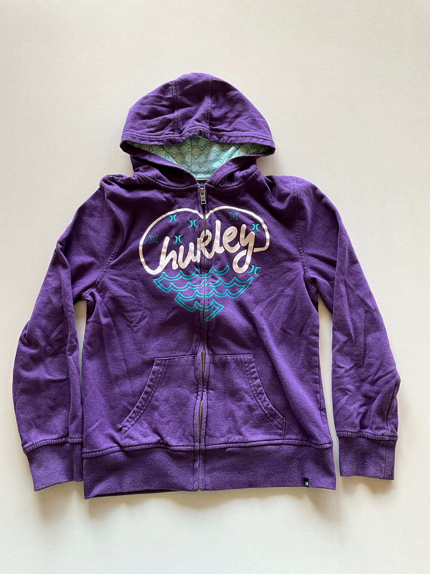 Purple Hurley Zip Up
