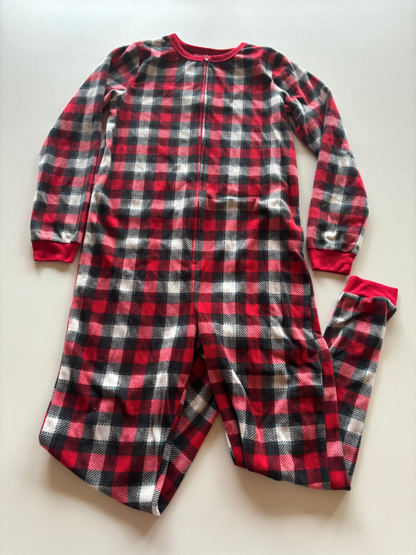 Red Plaid Fleece Sleeper