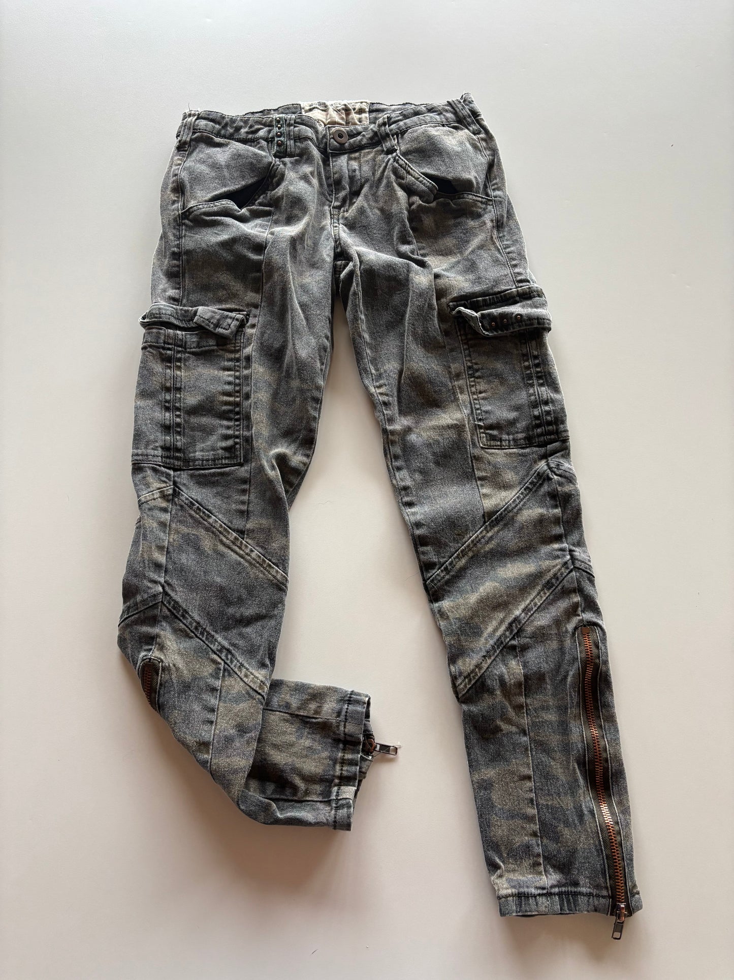 Embellished Camo Jeans