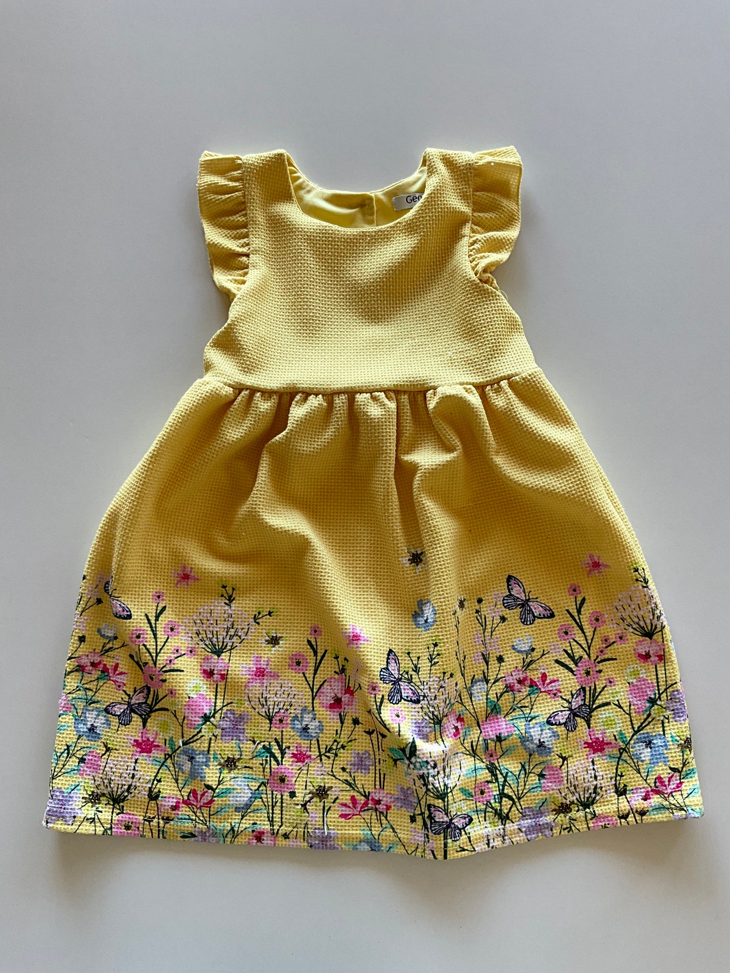 Yellow Floral Dress