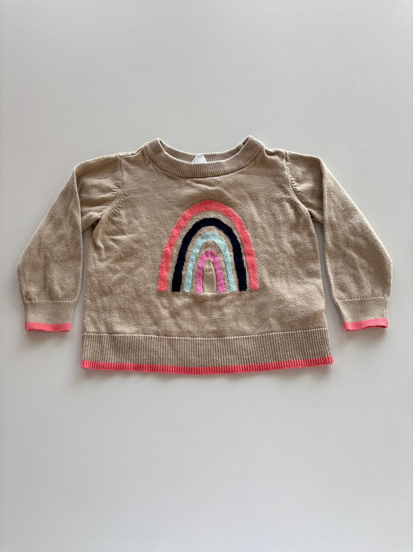 Brown Rainbow Sweater