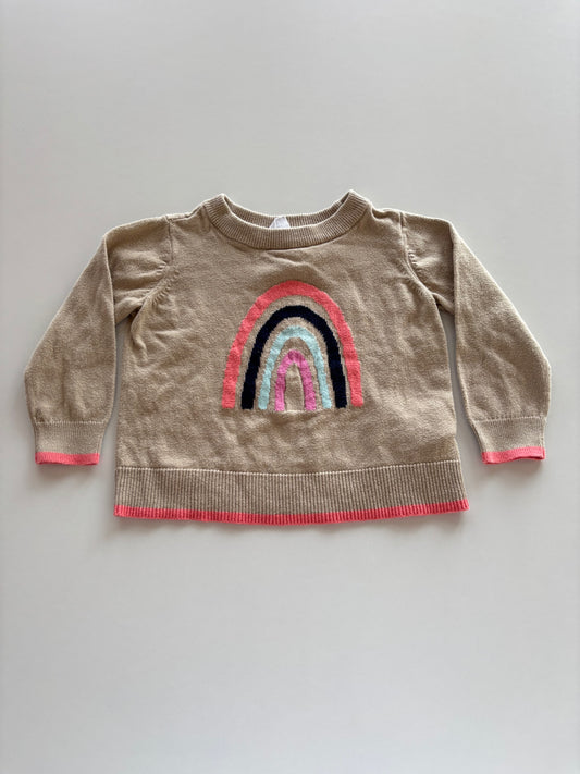 Brown Rainbow Sweater