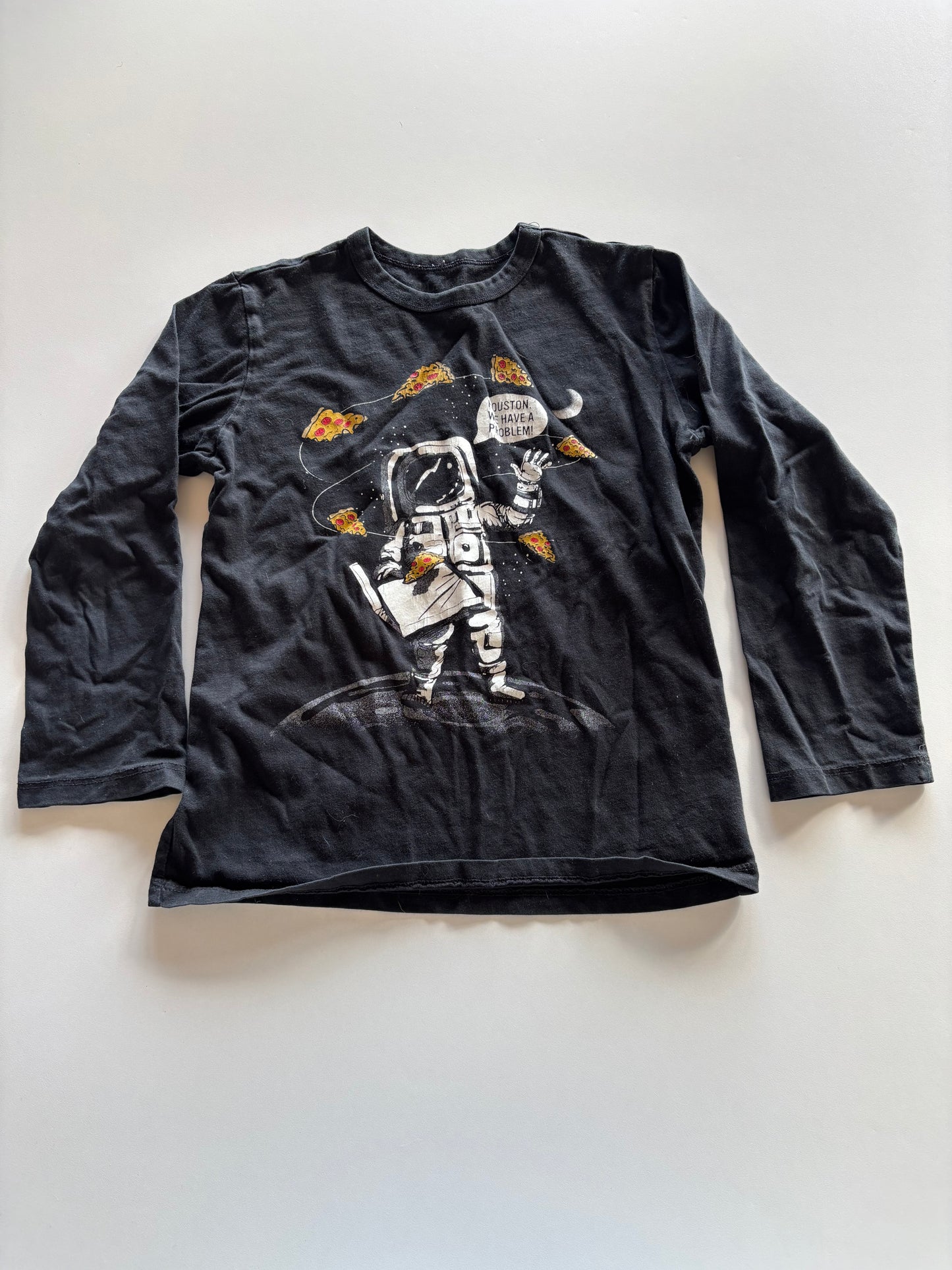 Black Pizza Astronaut Shirt