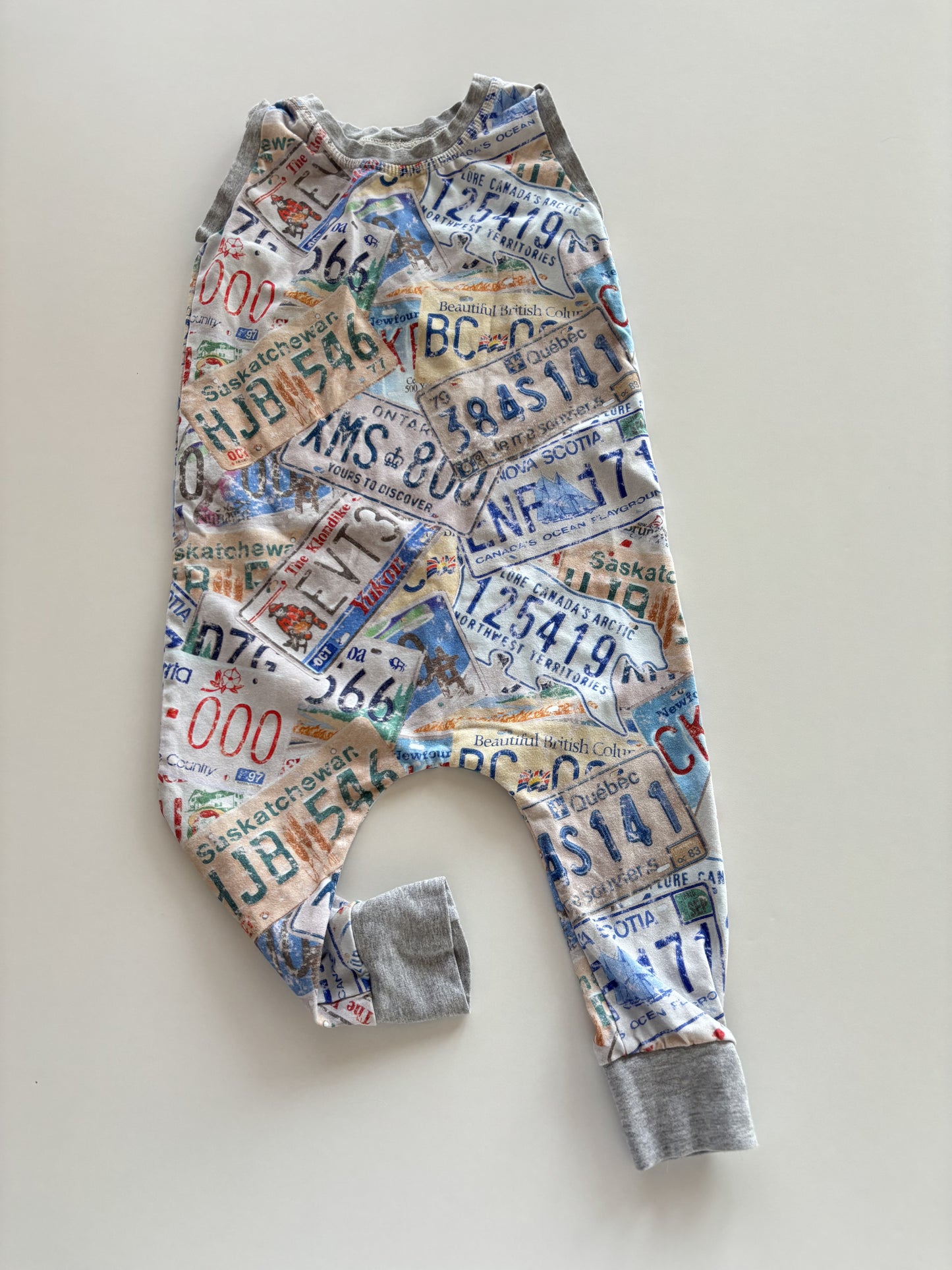 License Plate Romper