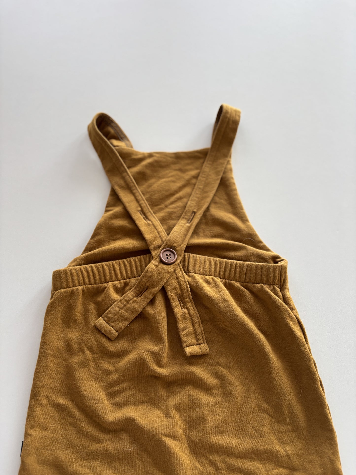 Brown Overalls Romper