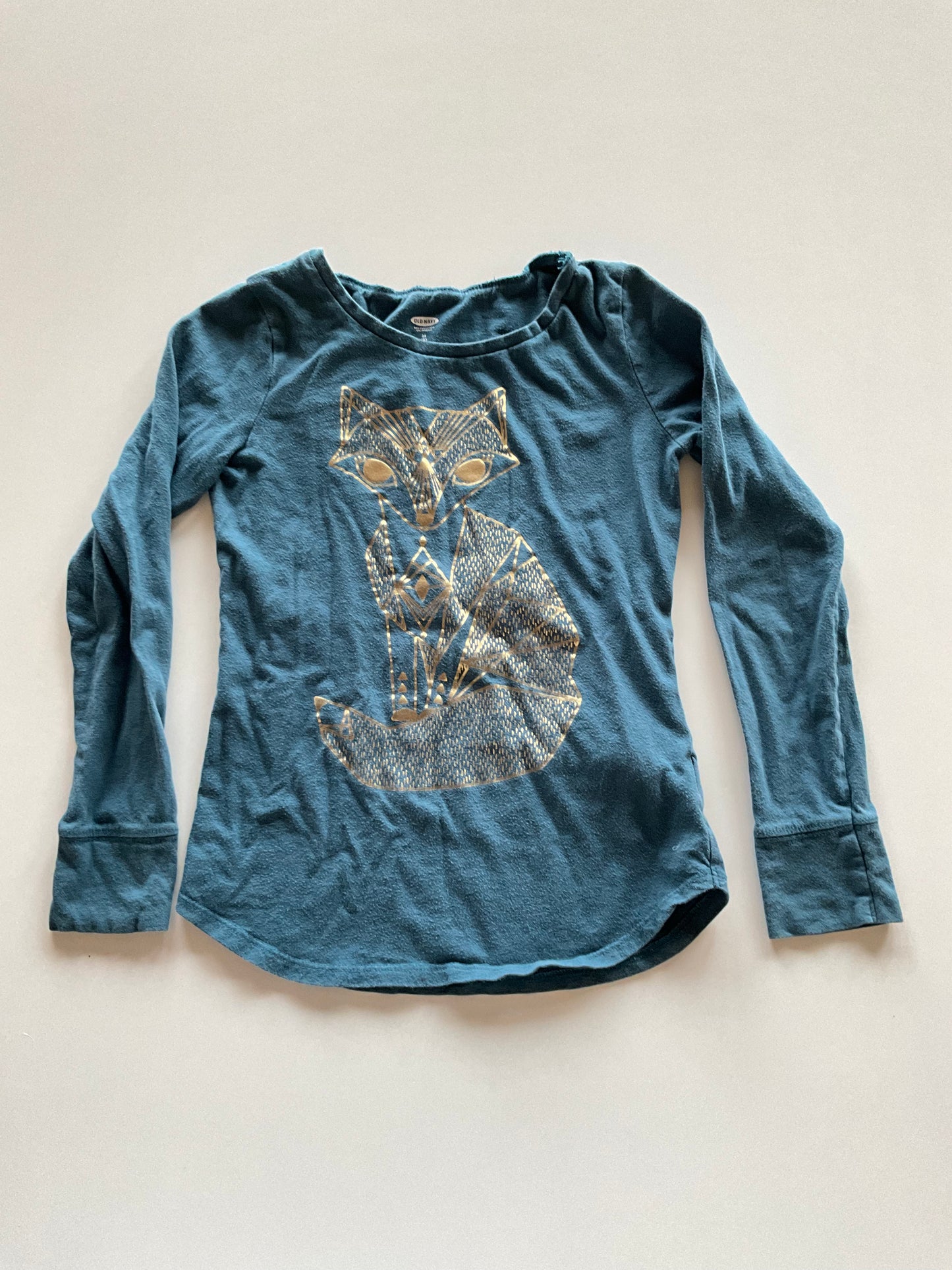 Turquoise Gold Fox Shirt