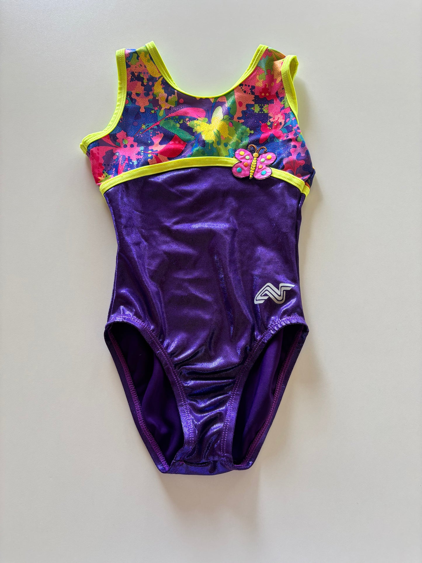 Purple & Multi Colour Butterfly Bodysuit