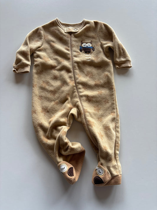 Brown Owl Fleece Sleeper