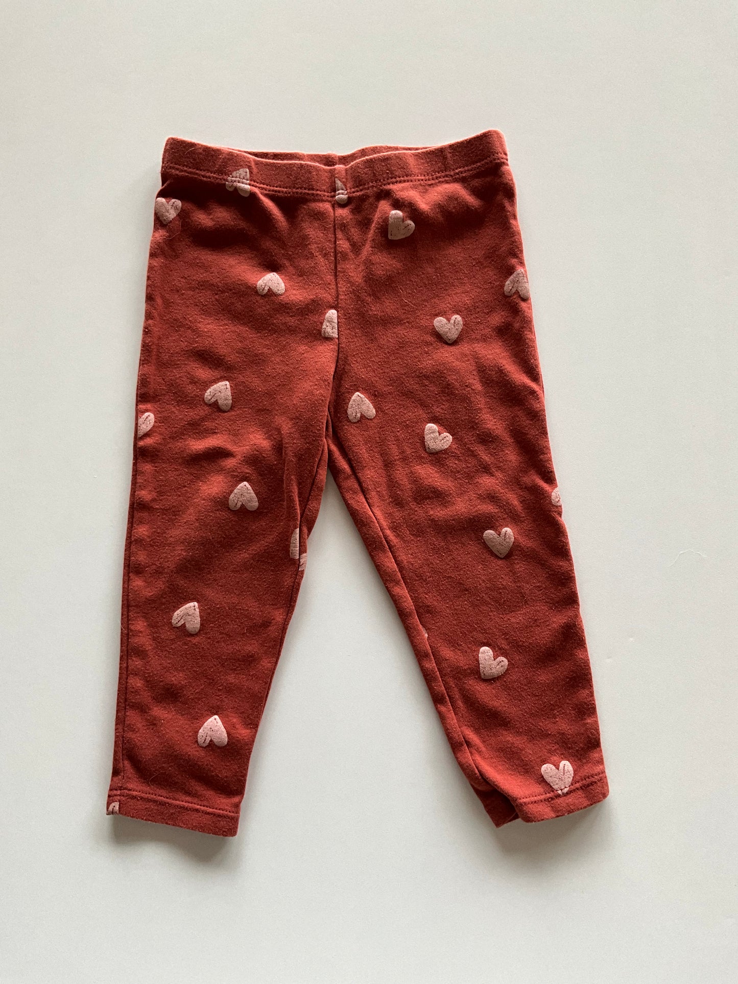 Rust Heart Leggings