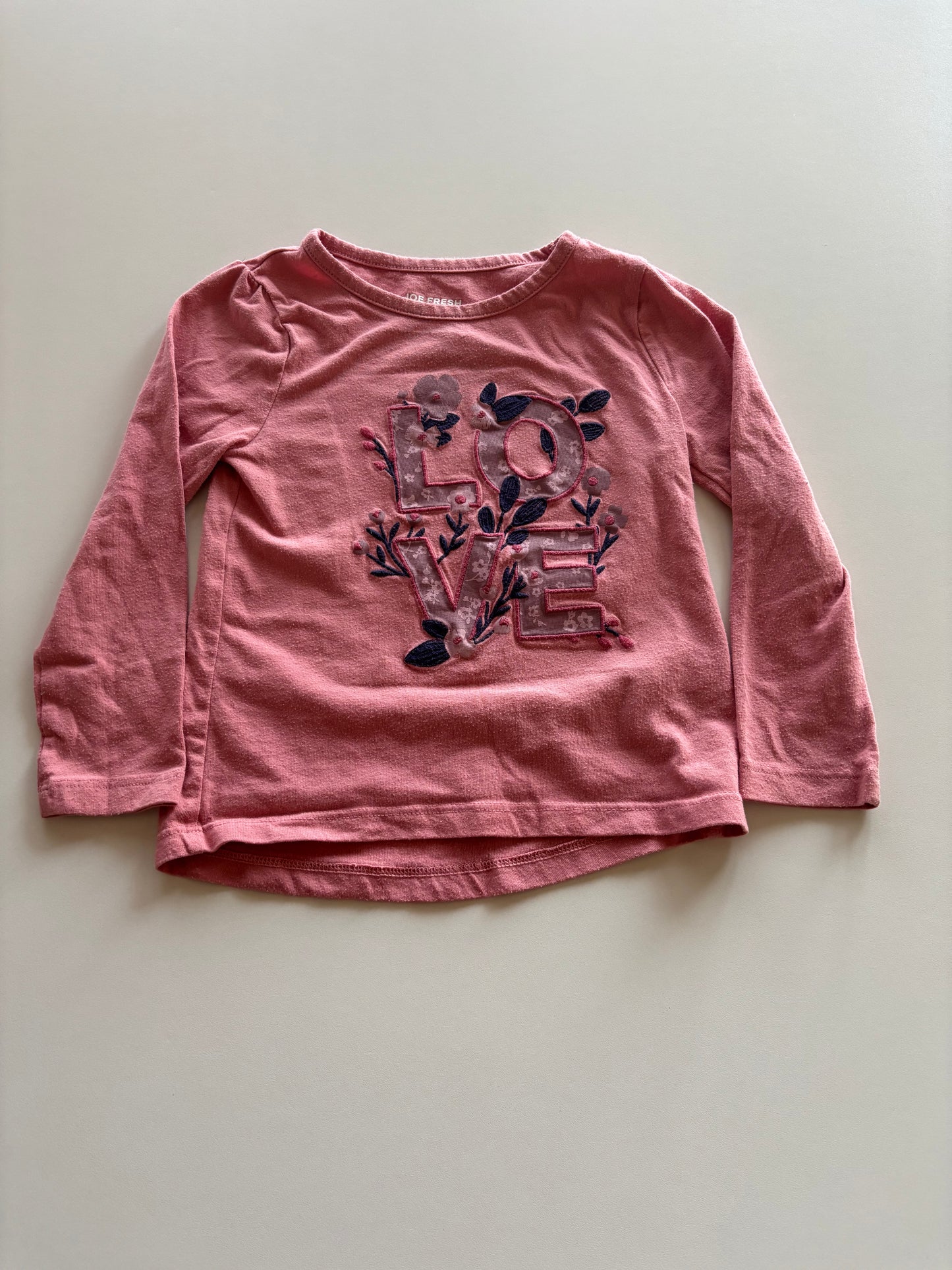 Pink Floral Love Shirt