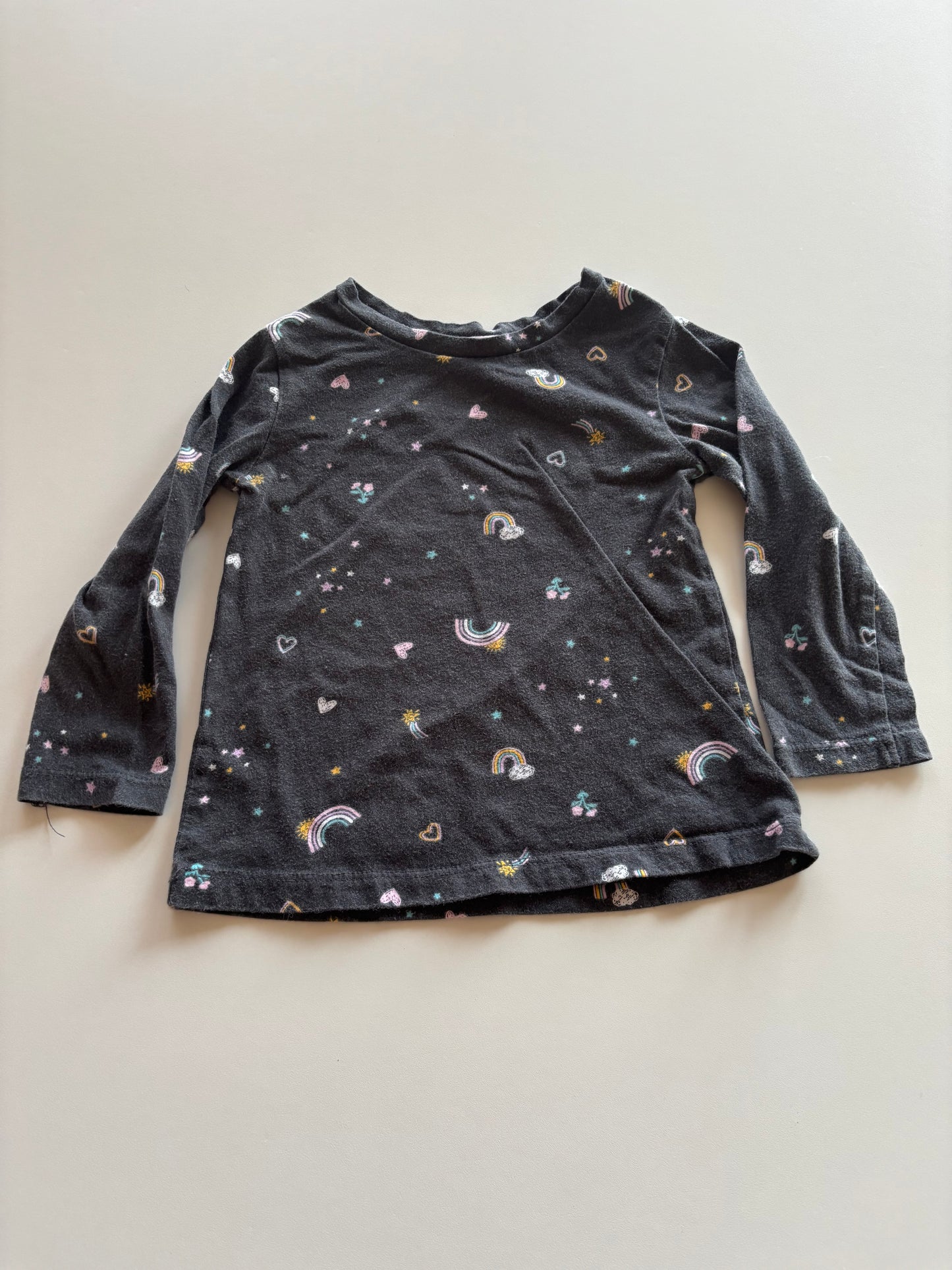 Charcoal Rainbow Shirt