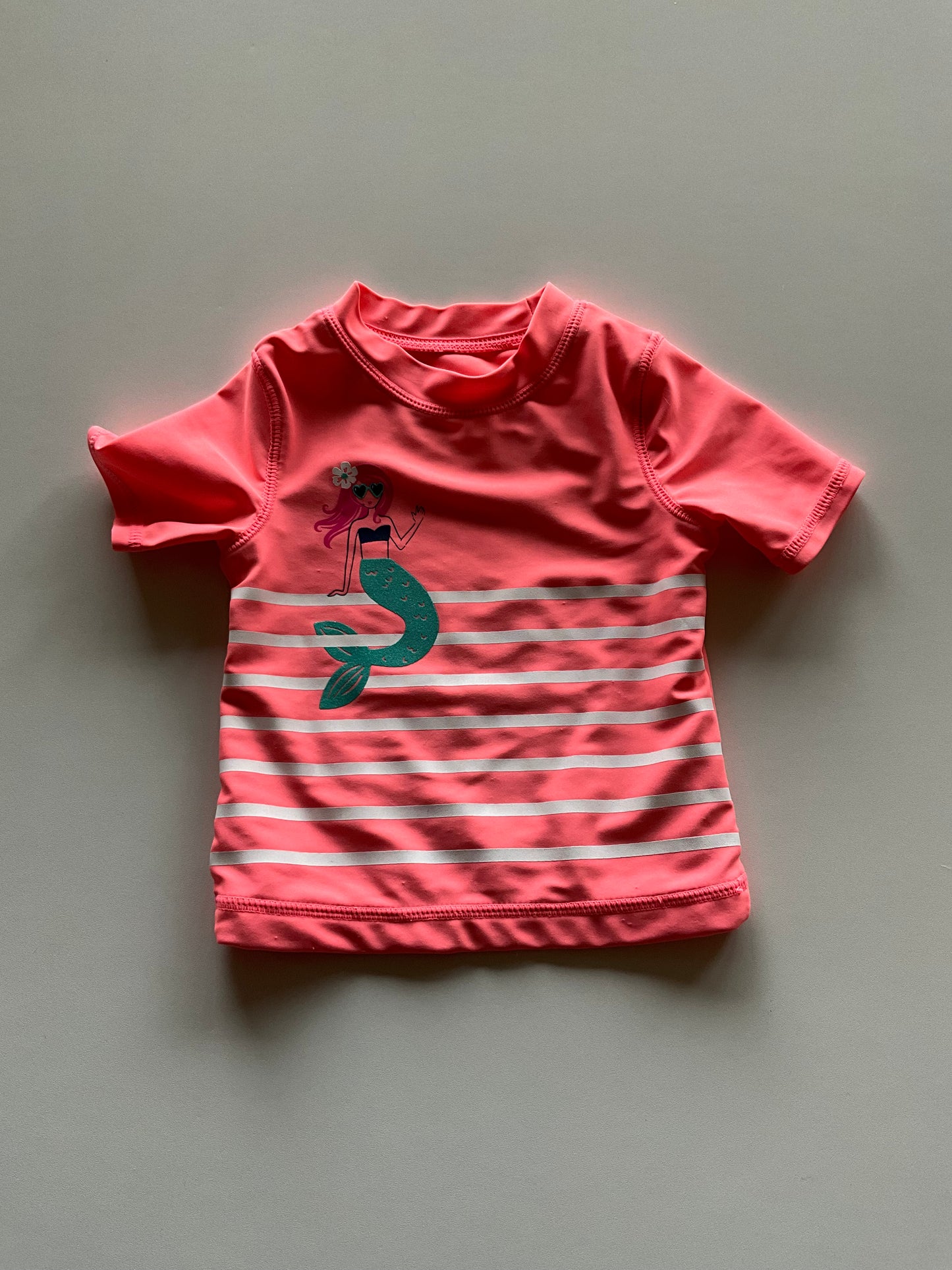 Pink Mermaid Rash Guard