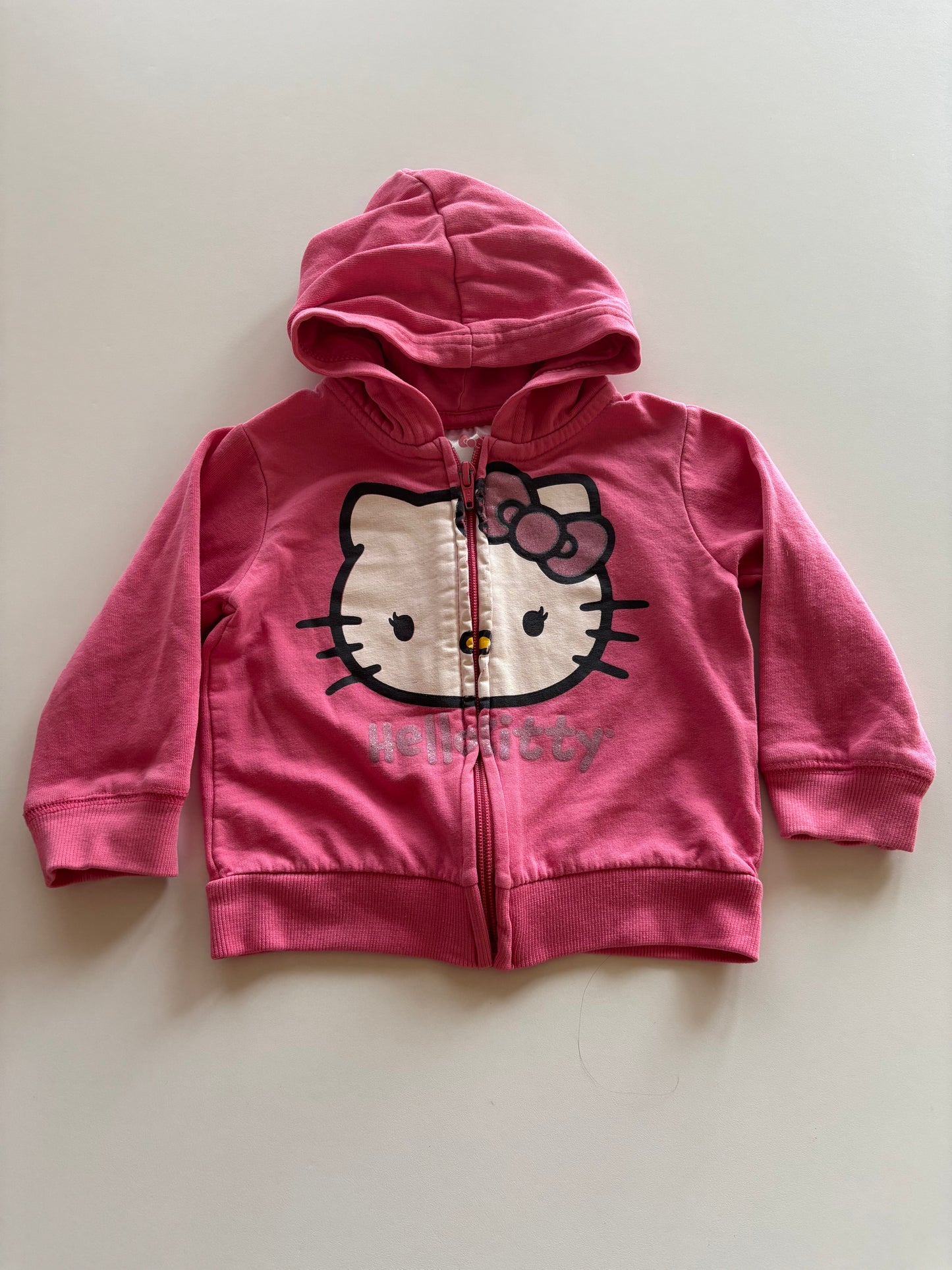 Pink Hello Kitty Zip Up Hoodie