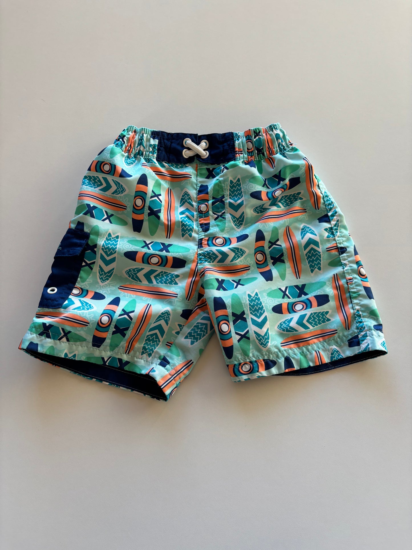 Colourful Surfboard Swim Shorts