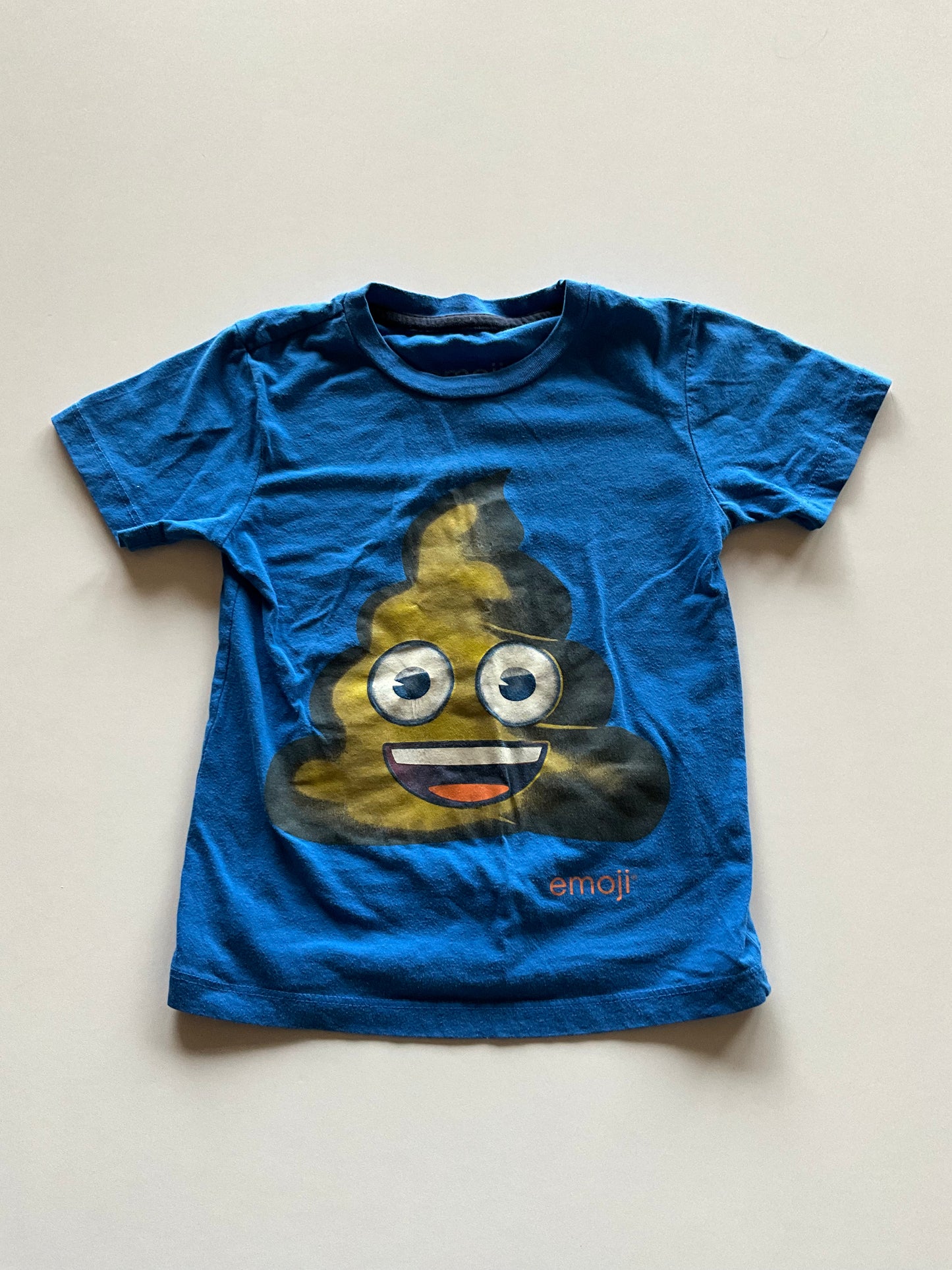 Blue Poop Emoji Tee