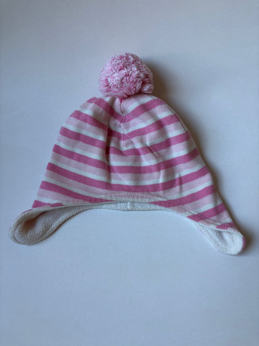 Pink Striped Toque