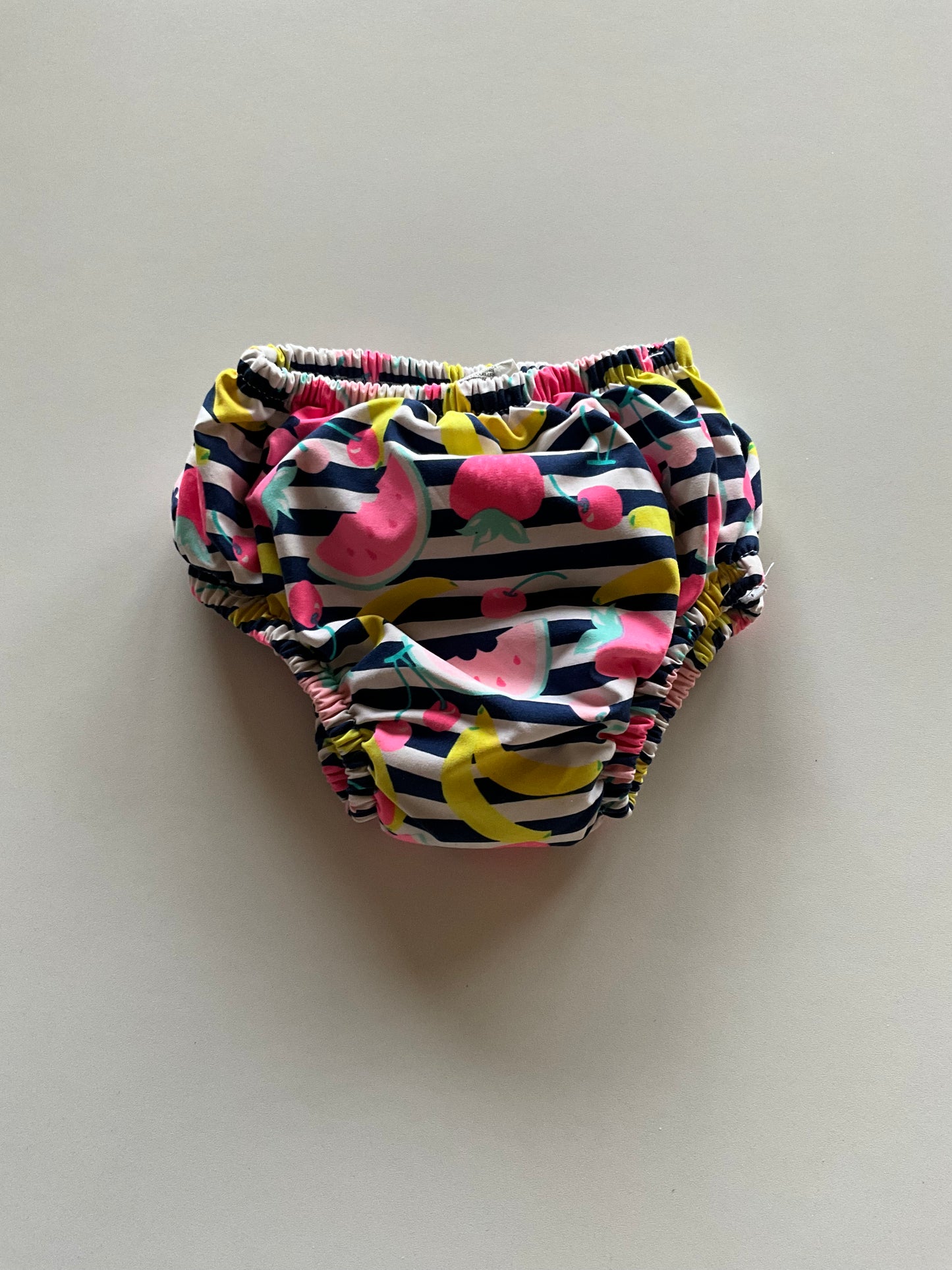 Striped Fruit Swim Diaper