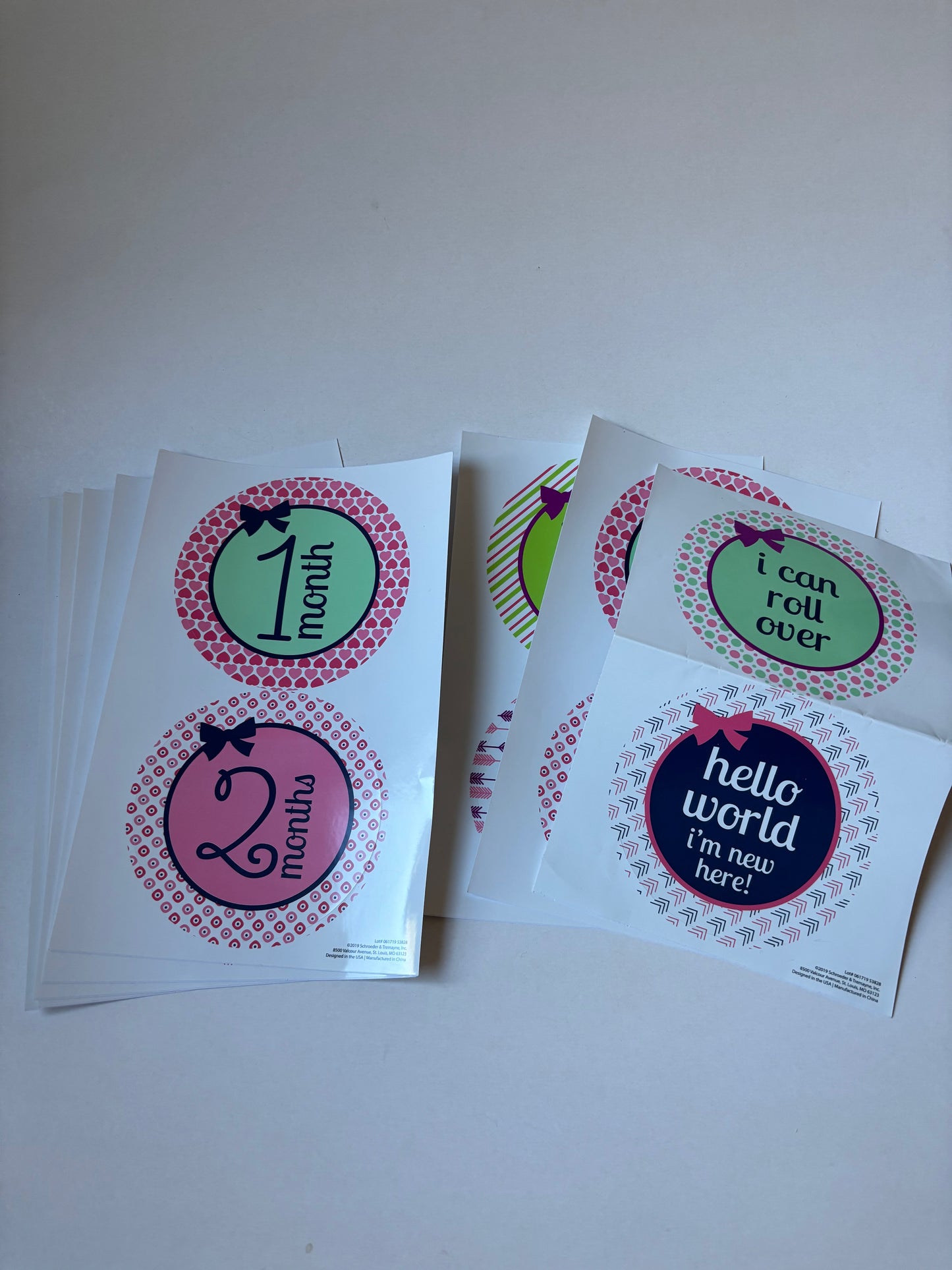 Feminine Milestone Stickers