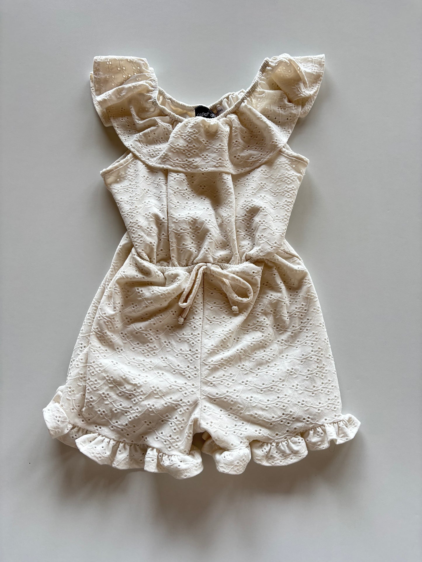 White Eyelet Romper