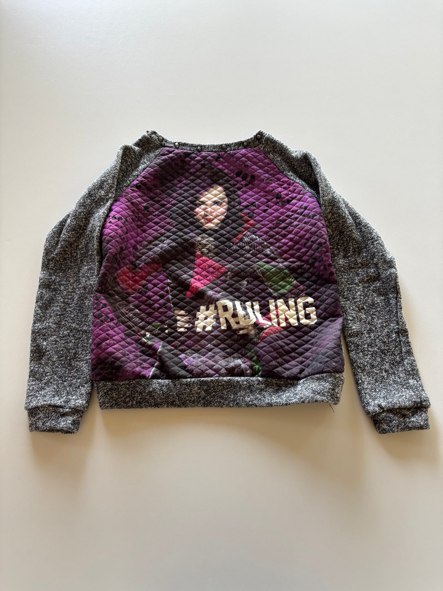 Quilted Descendants Sweater