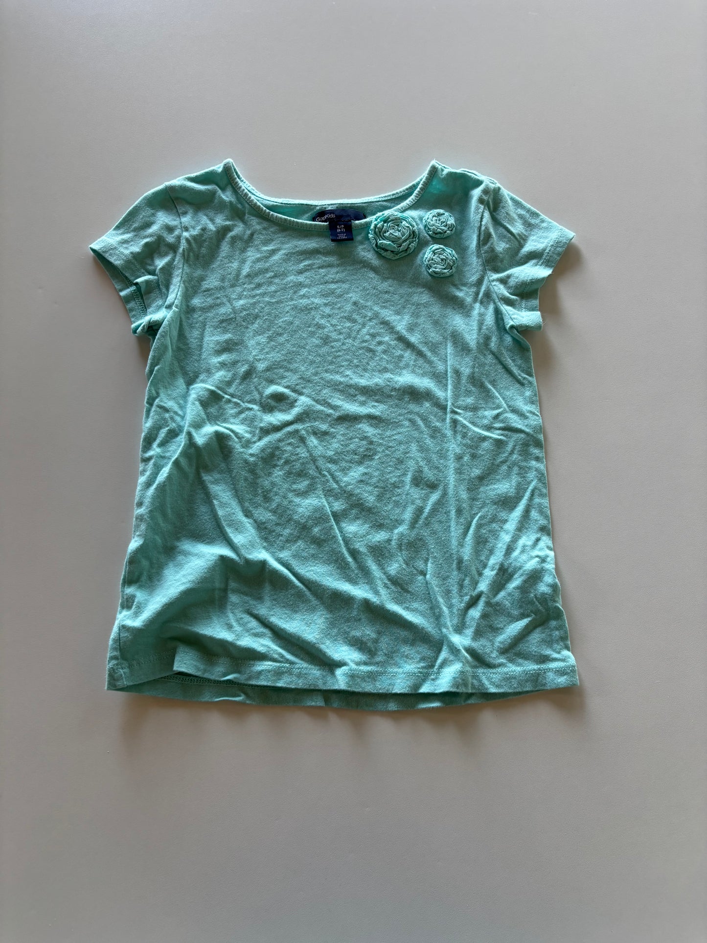 Teal Embellished Tee