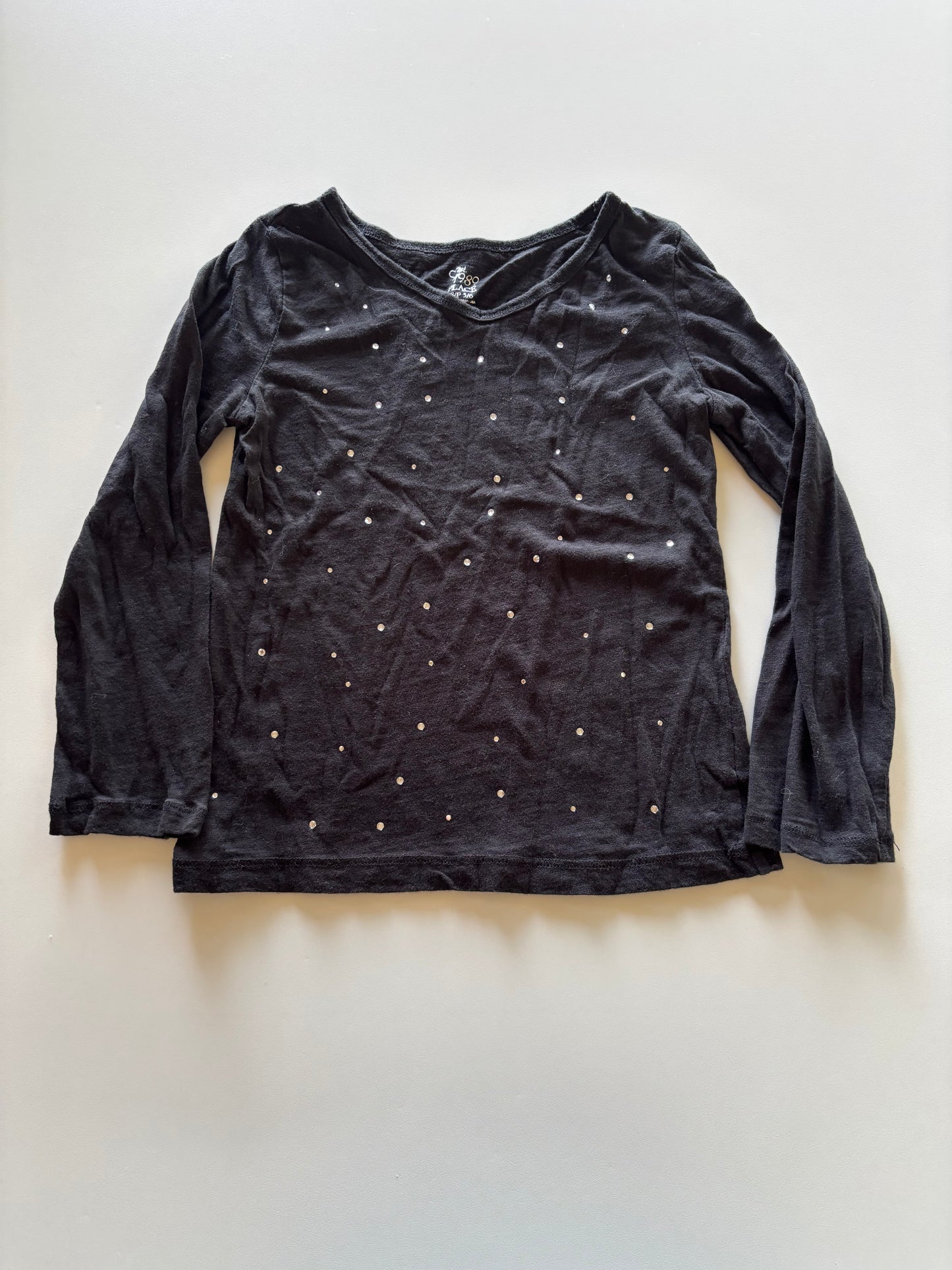 Black Bedazzled Shirt