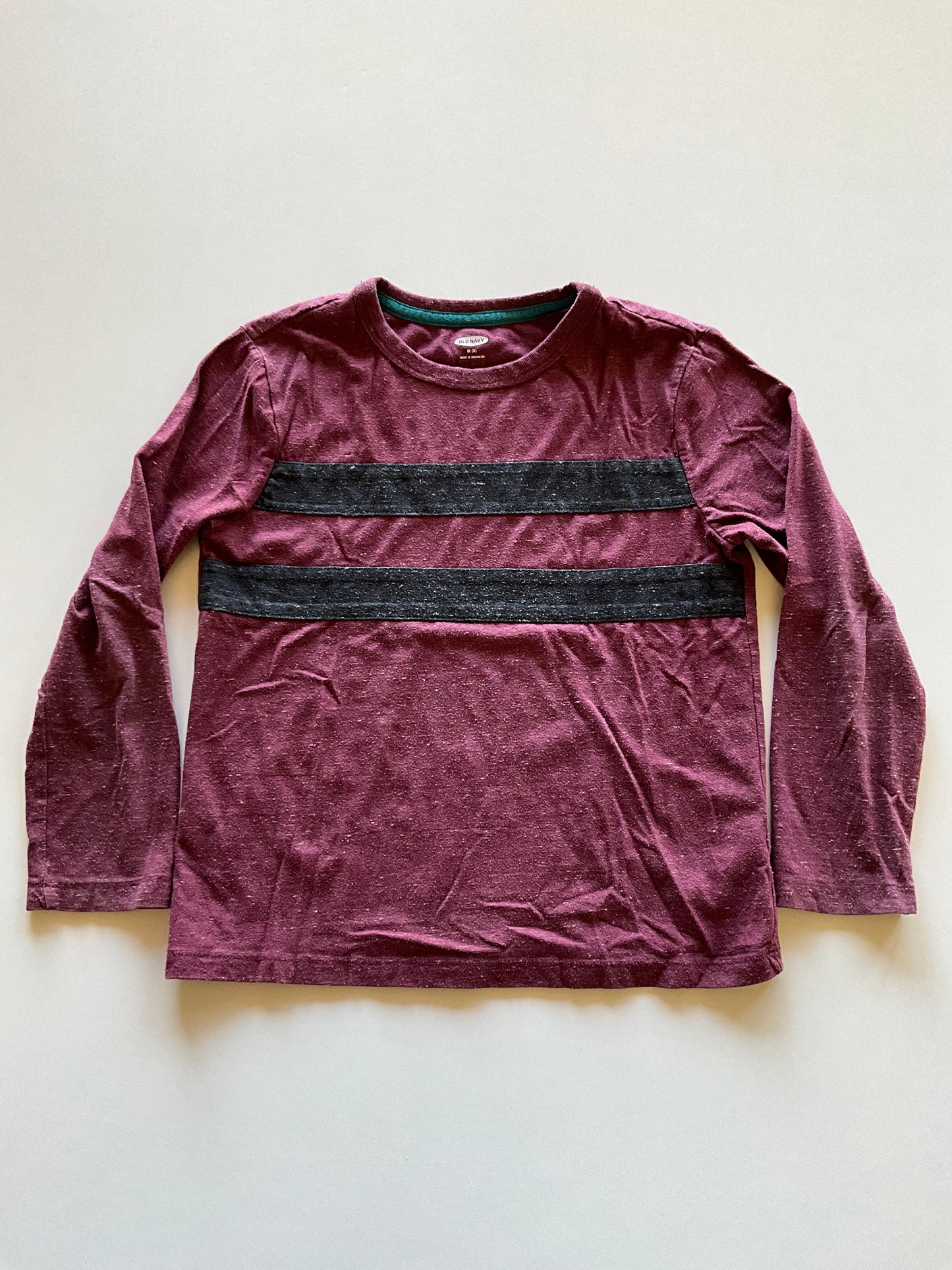 Burgundy & Black Shirt