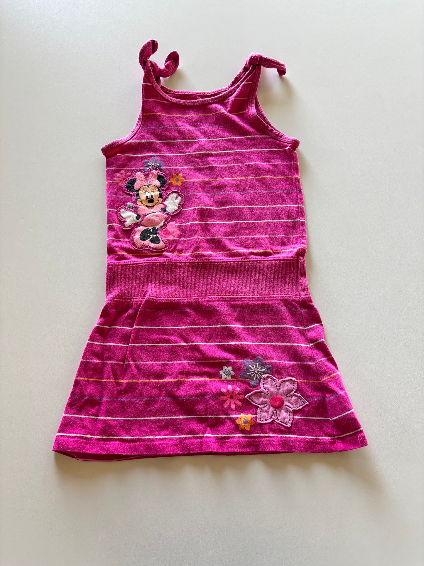 Pink Striped Minnie Dress