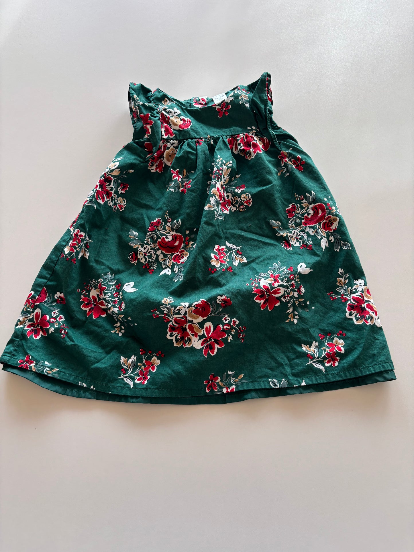 Green Floral Dress
