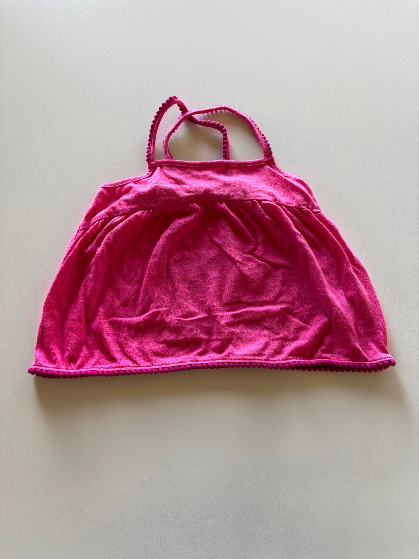 Pink Pom Trim Tank