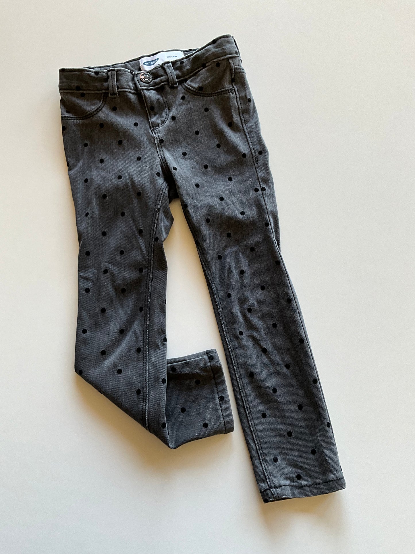 Black Polka Dot Denim