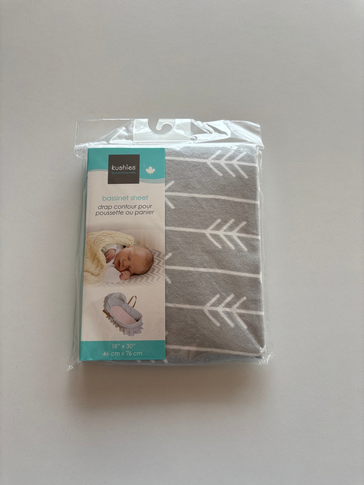 BNIB Grey Bassinet Sheet