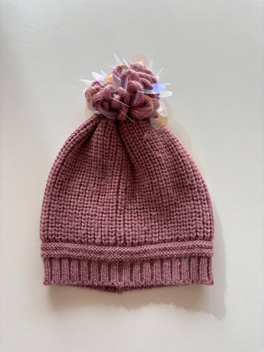 Knit Mauve Toque