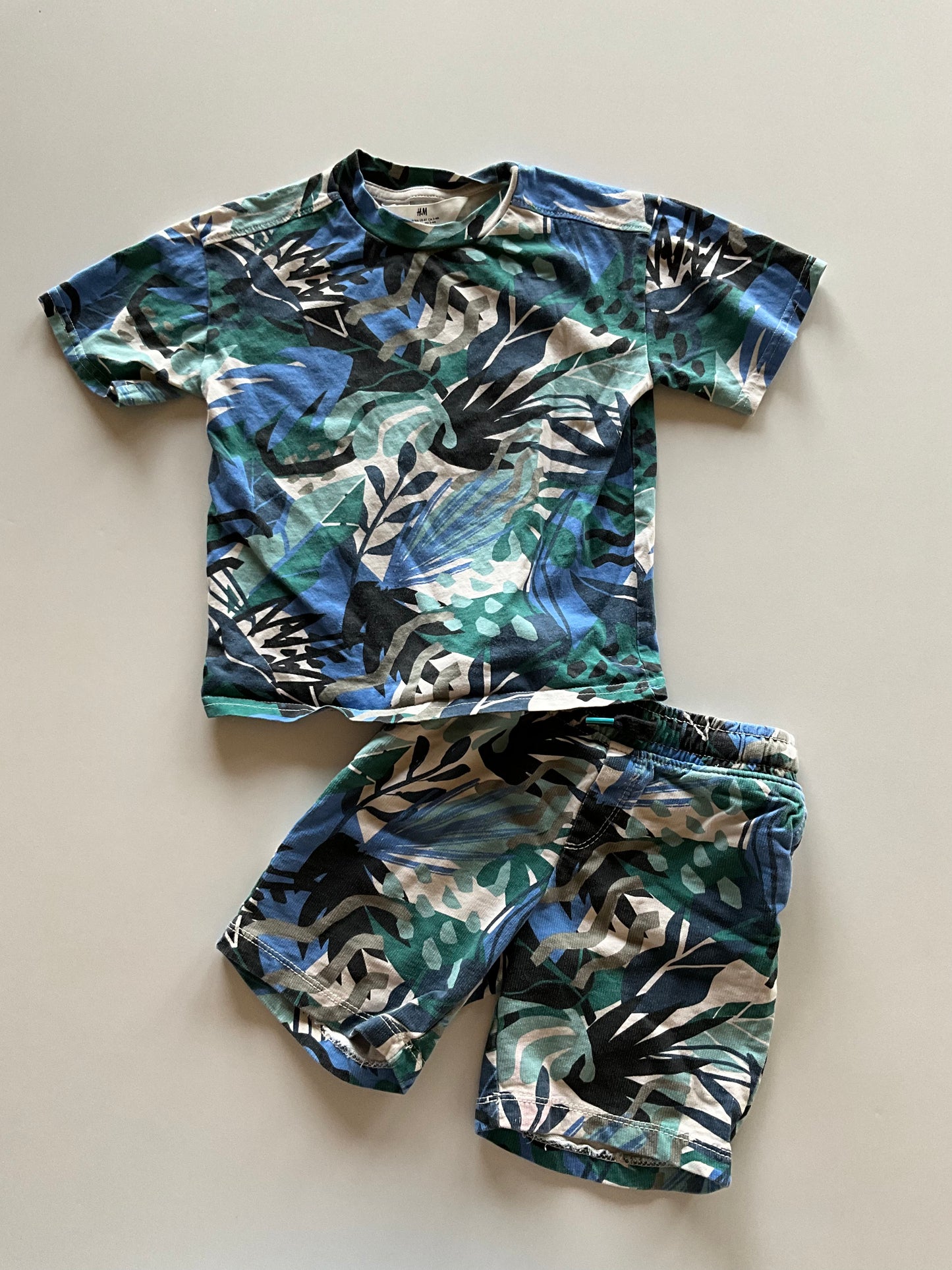 2pc Tropical Summer Leisure Suit