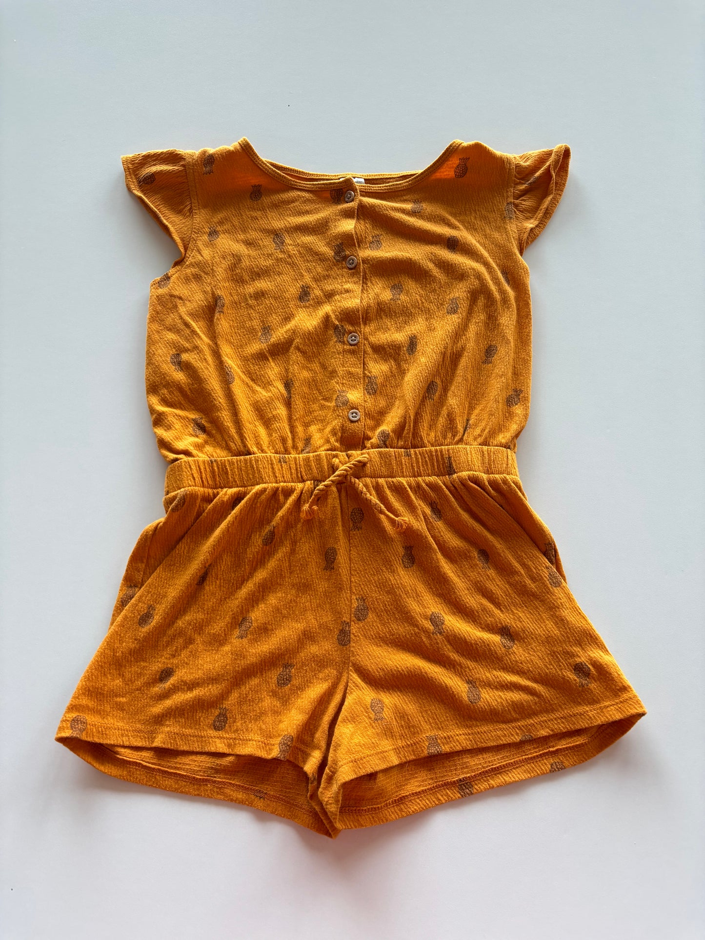 Harvest Gold Pineapple Romper