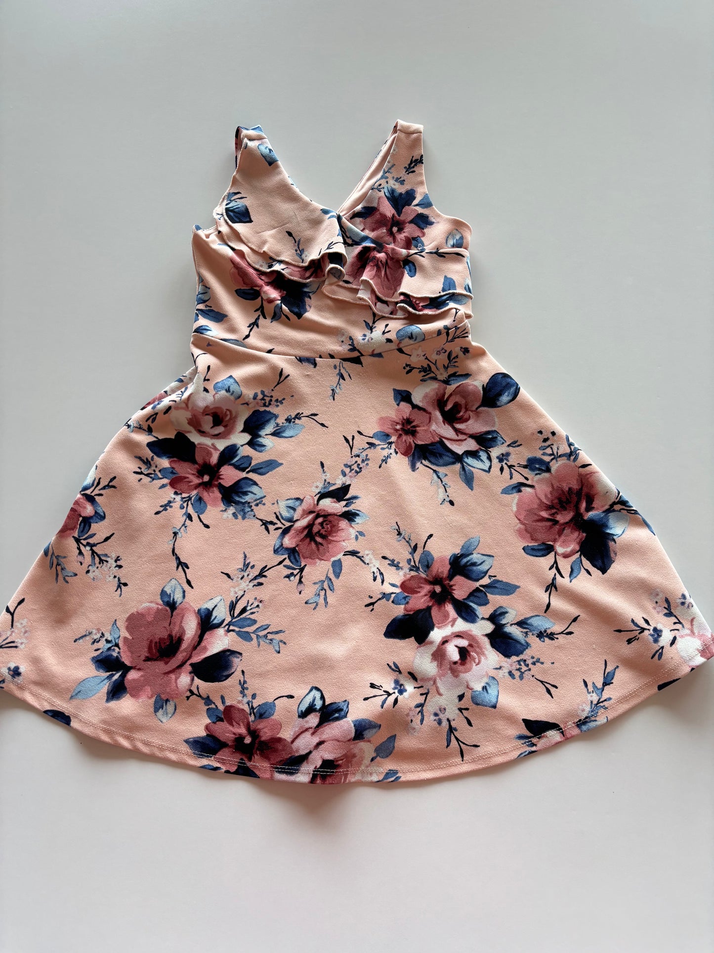 Blush Floral Party Dress
