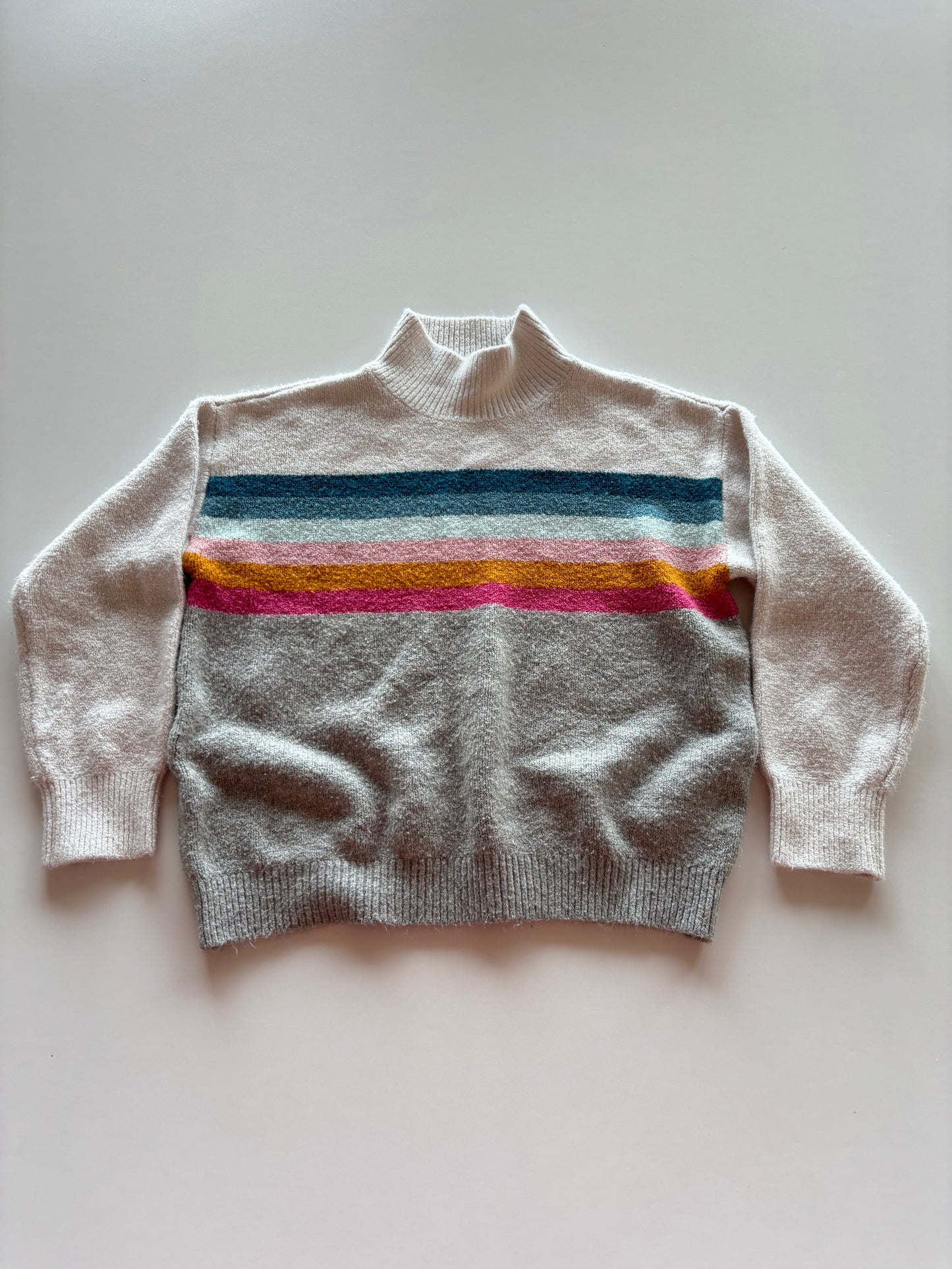 Grey Rainbow Sweater
