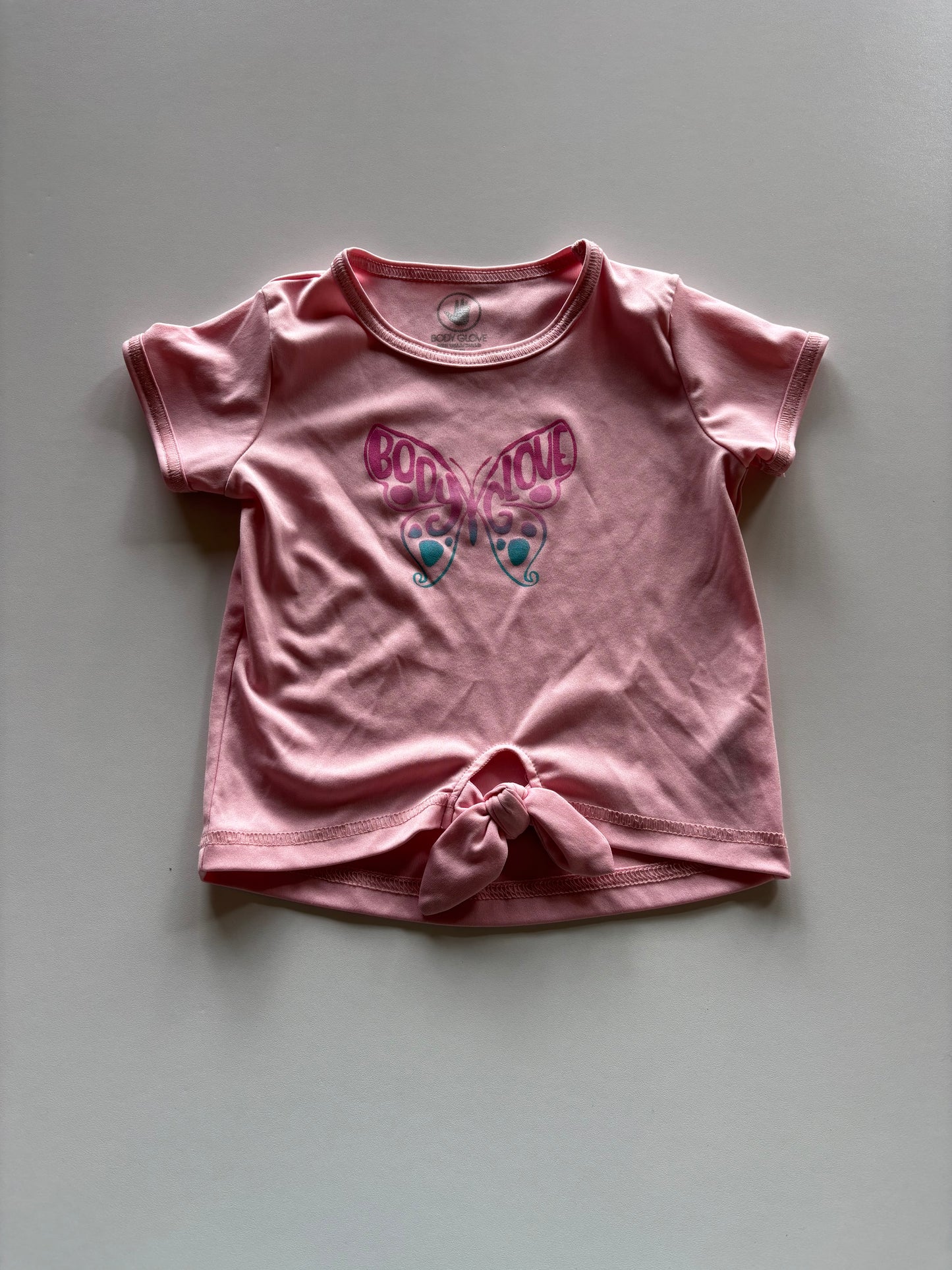 Light Pink Butterfly Athletic Tee