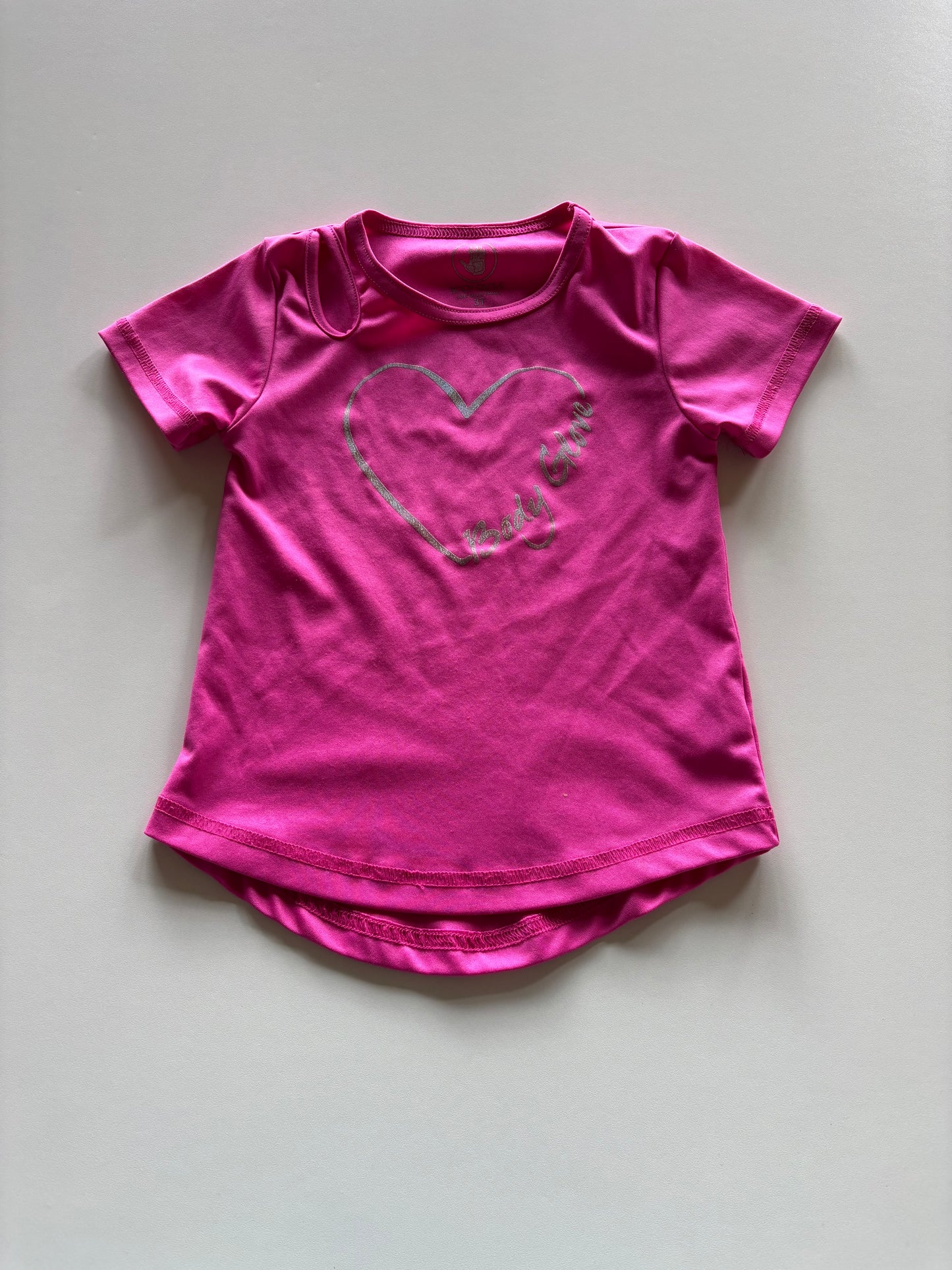Pink Heart Athletic Tee