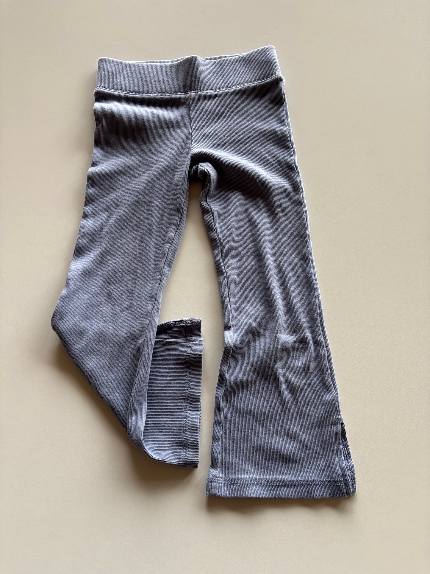 Slate Blue Ribbed Pants