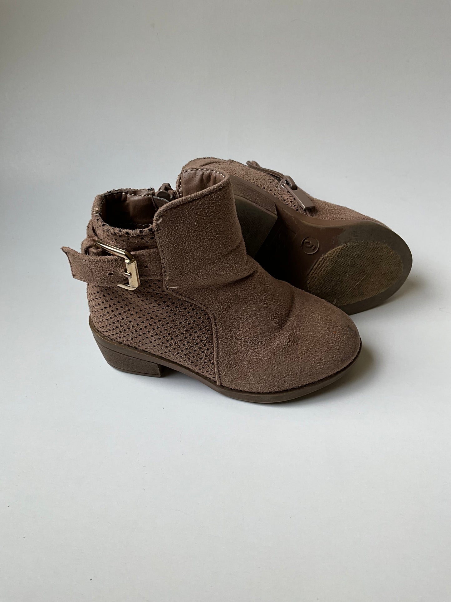 Brown Heel Booties