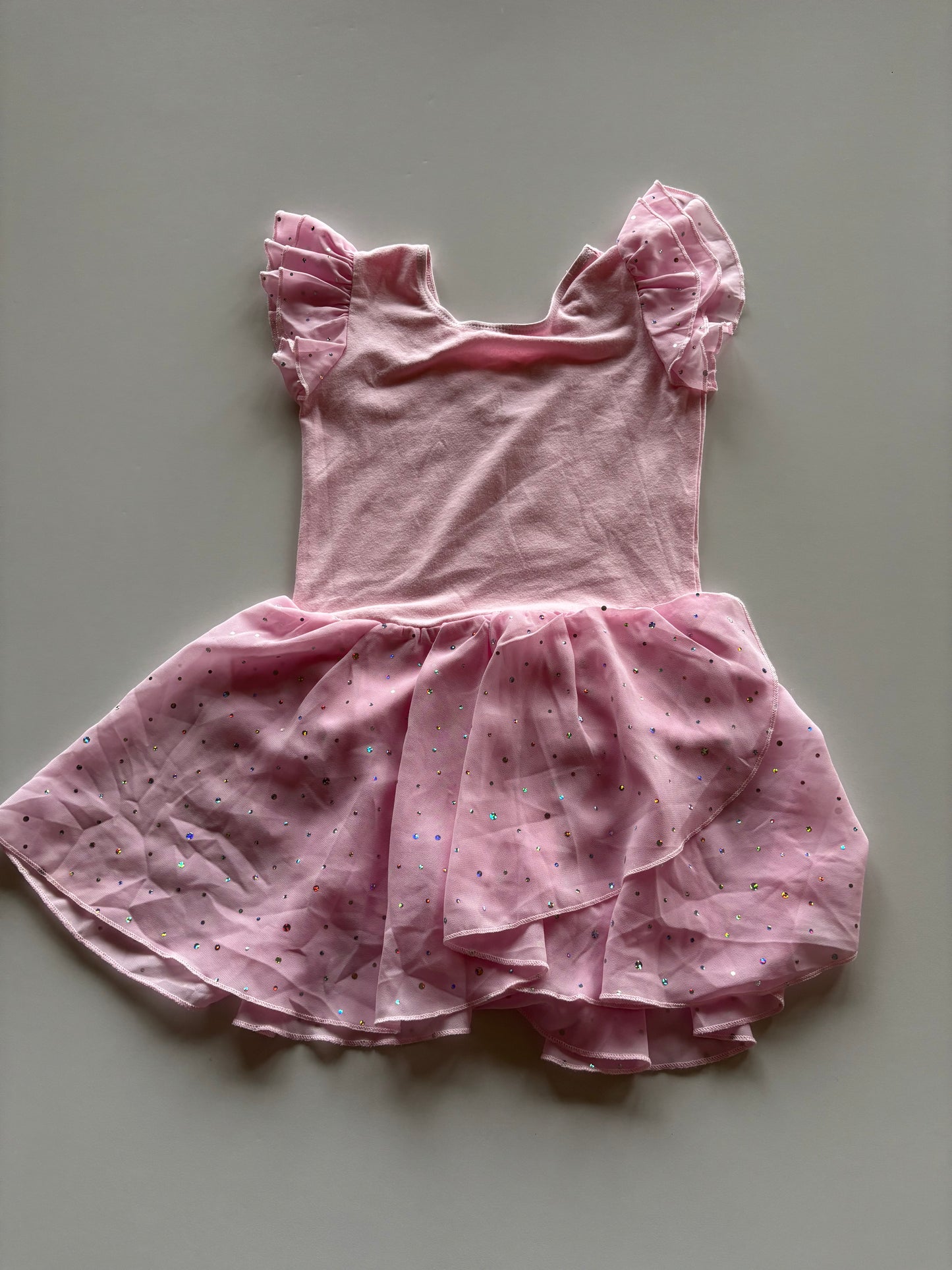 Pi nk & Sparkles Skirted Bodysuit