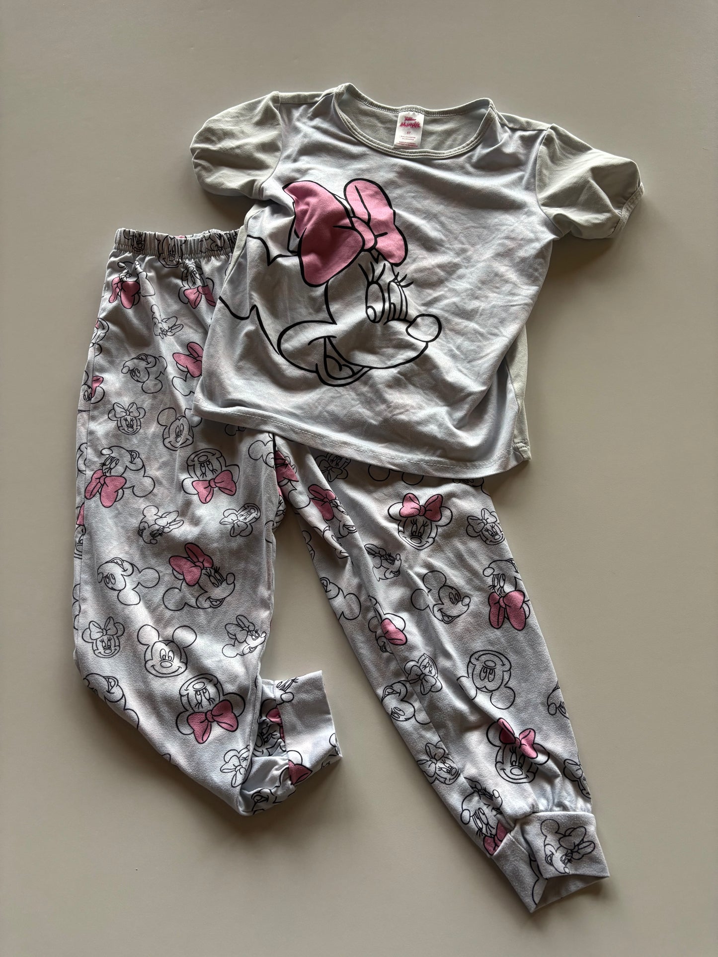 2pc Blue Minnie Pajamas