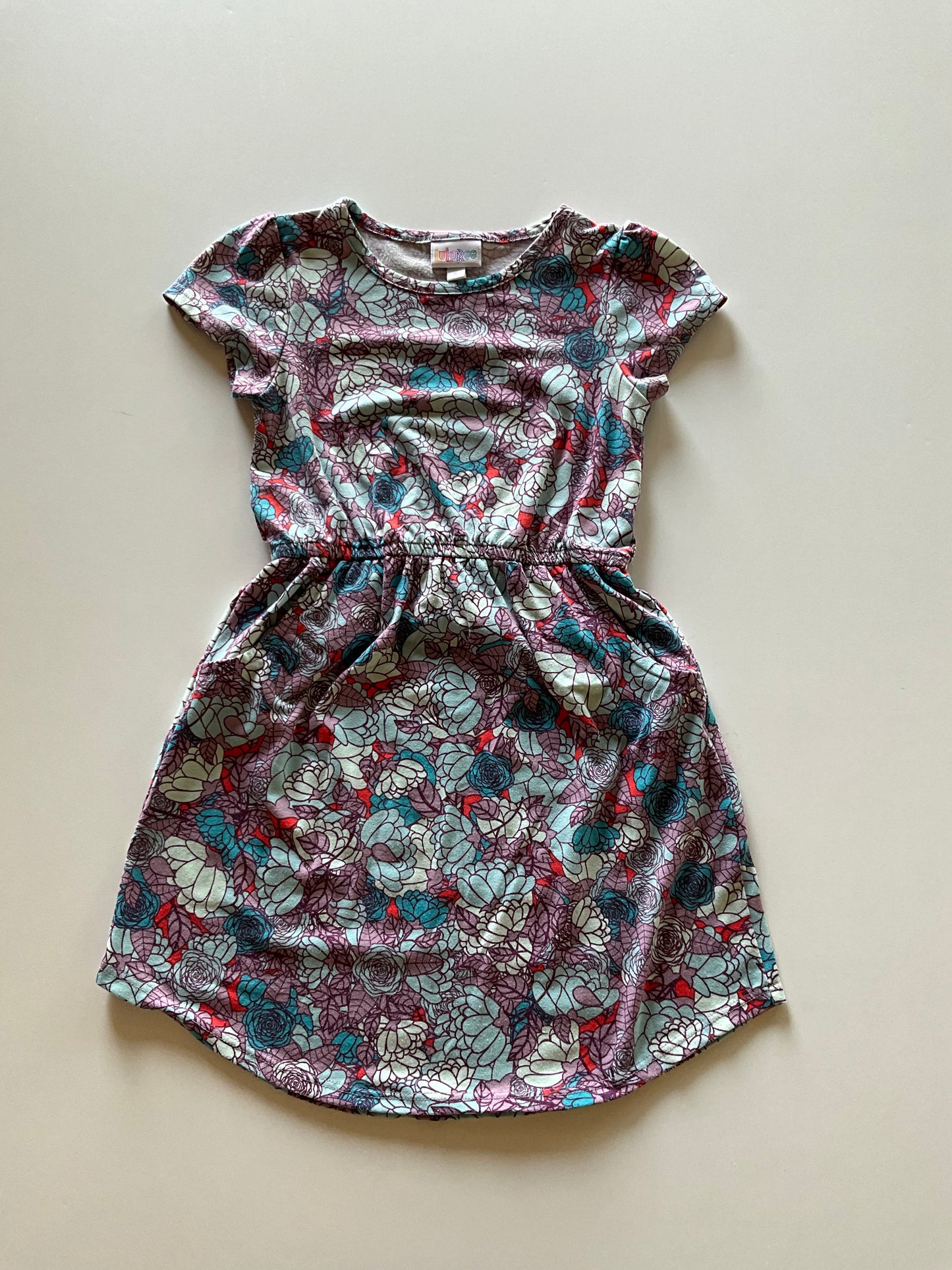 Blue & Purple Floral Dress