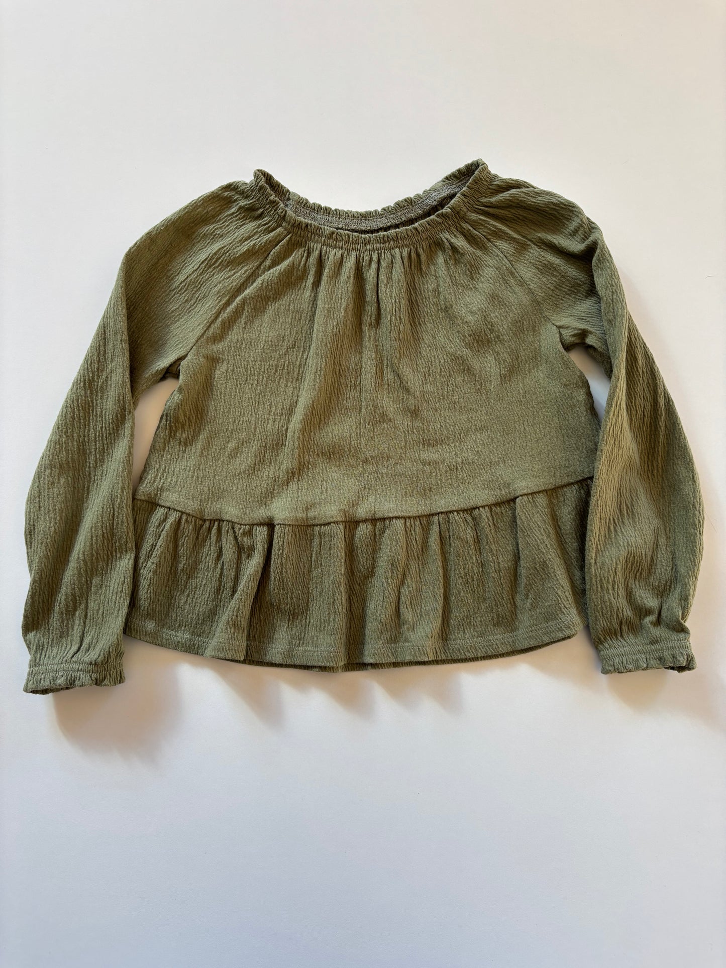 Textured Olive Shirt