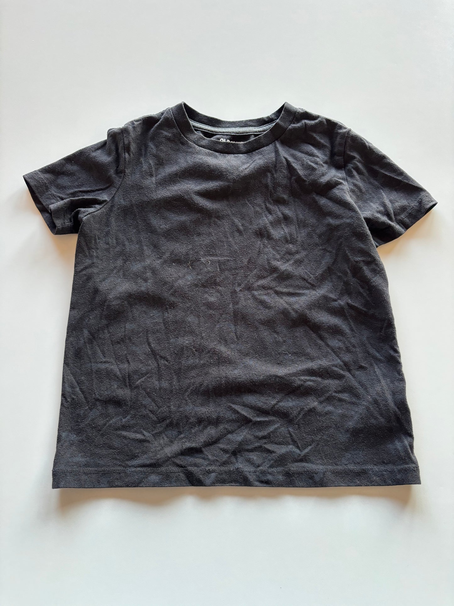 Black Faint Shark Pattern Tee