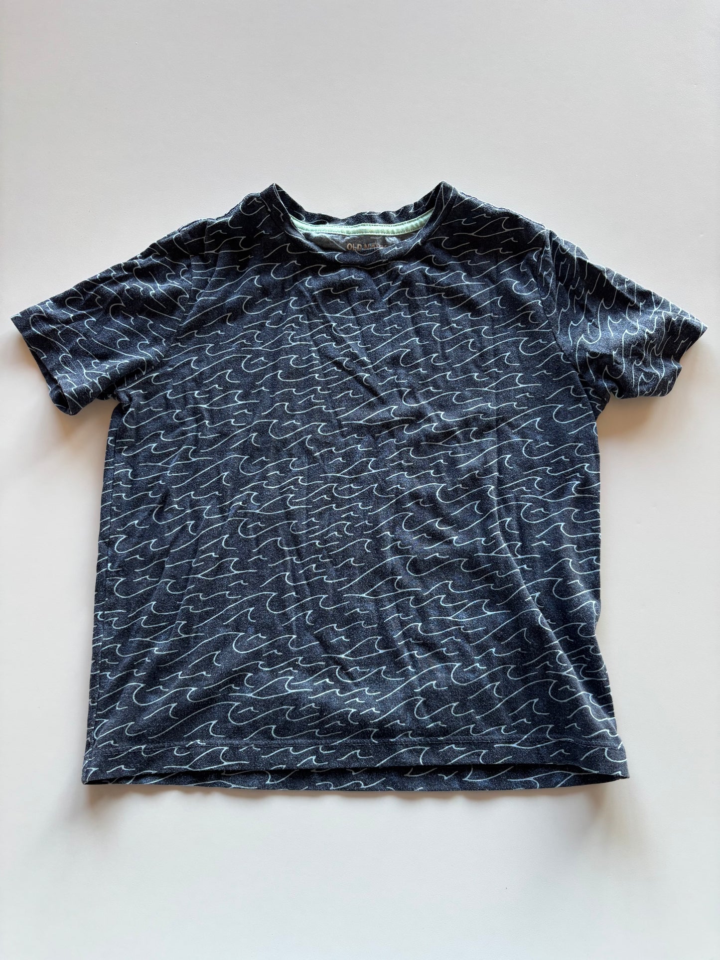 Navy Wave Tee