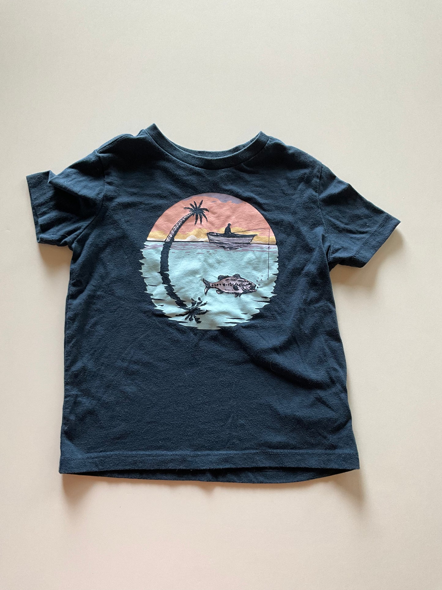 Navy Fishing Tee