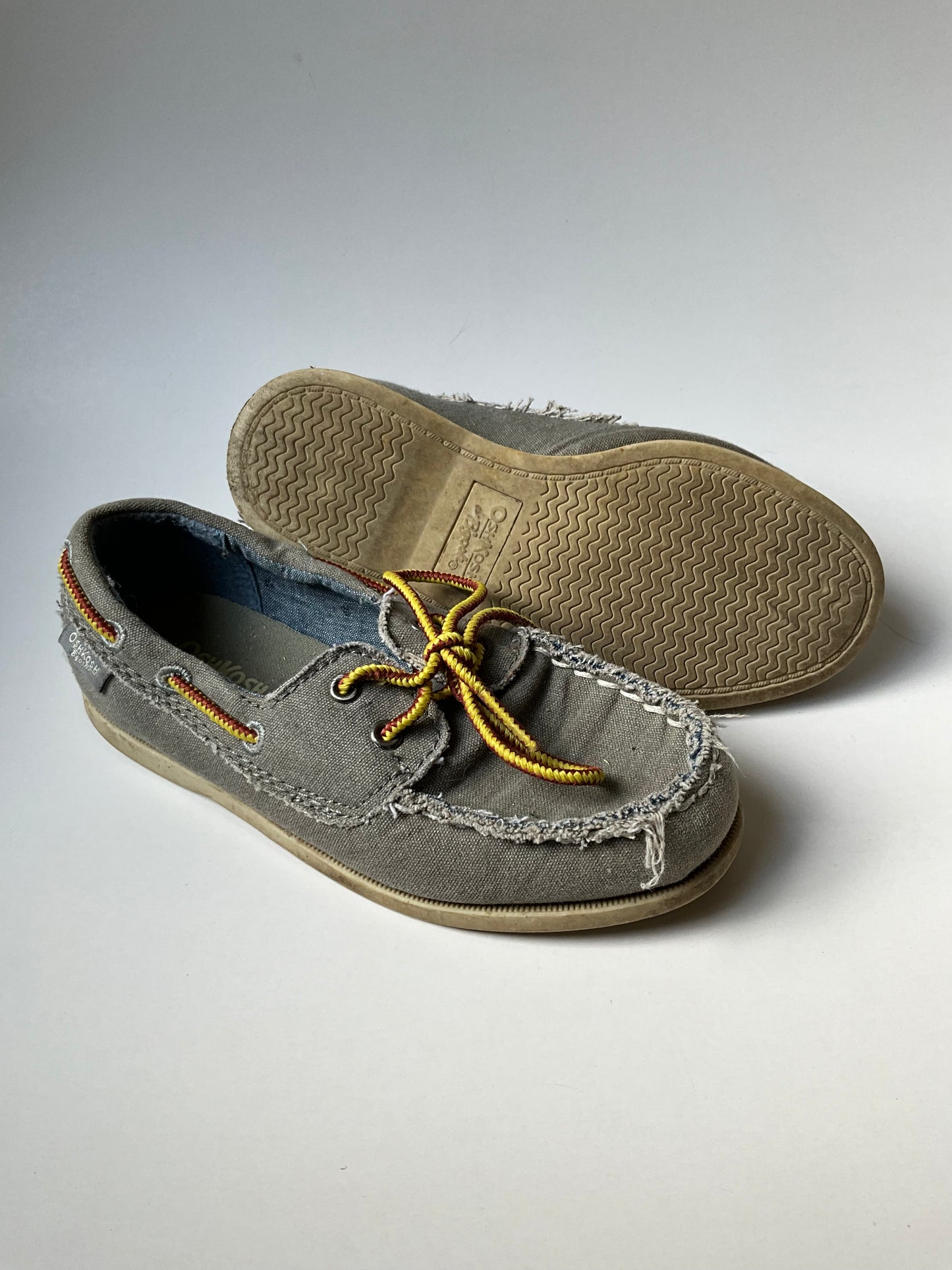 Grey Boat Shoes