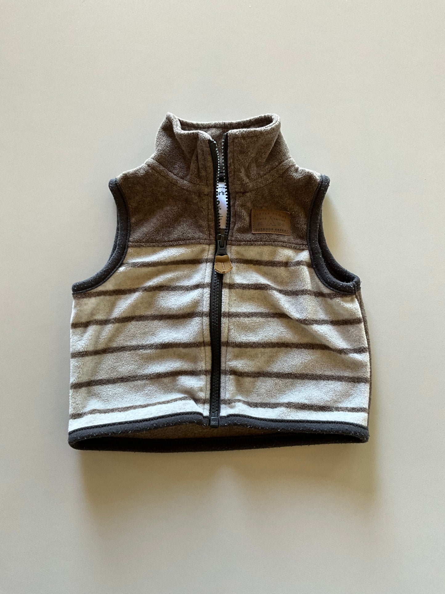 Brown Fleece Vest